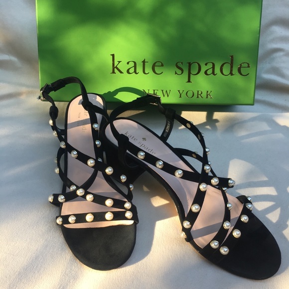kate spade Shoes - Kate Spade “Wynne” Sandal w/ Pearls
